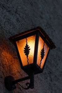 Traditionele buitenlamp